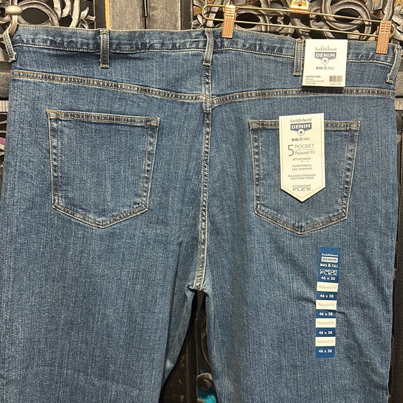 Saddlebred Jeans Saddlebred Denim Big Tall 5 Pocket Relaxed Fit